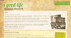 Desktop Screenshot of agoodlifewithoutreligion.com