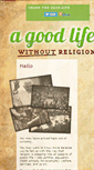 Mobile Screenshot of agoodlifewithoutreligion.com